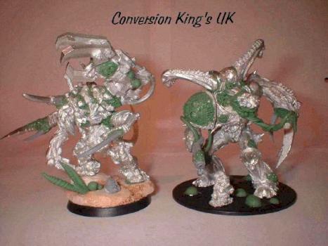 beast & champion of nurgle conversions by neil thomas