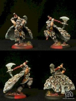 Khador Manhunter Character Solo - Yuri the Axe by yaro