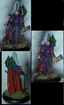 Dark Elf coach for Blood Bowl by Poulpy