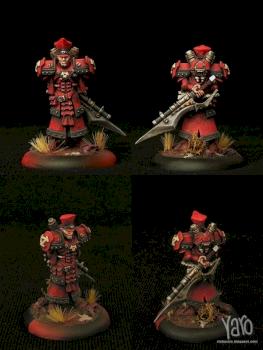 Kommandant Irusk - Khador Warcaster by yaro