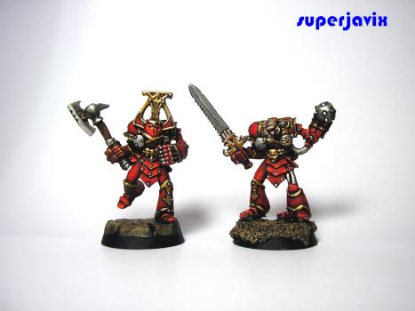 Vintage Champions of Khorne by superjavix