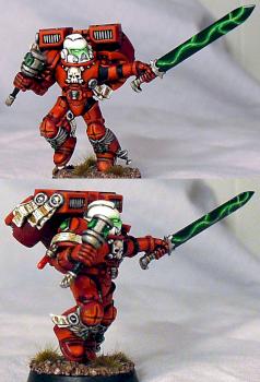 Blood Angels Sanguinary Priest by MrPickles