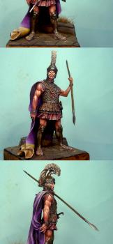 Alexandre King of Macedon, 54mm, White Metal, Art Girona by rosman