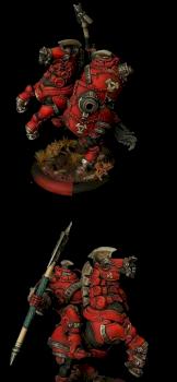 Man-O-War Drakhun - Khador Dragoon Mounted by yaro