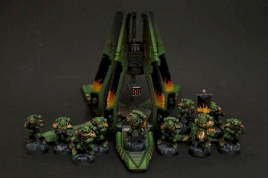 Space Marine Salamander Army for sale by Stiff Neck Studio