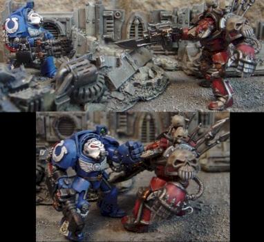 ultramarine vs wordbearer by buffnerd