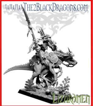 Fantasy Lizardmen Echsenmenschen Echsenreiter by The 2 Black Dragons