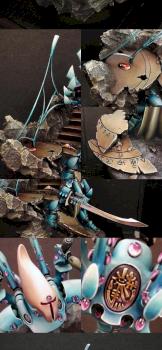 Eldar Wraithlord - Gold GD IT 2010 by julien.casses