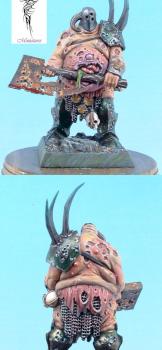 Nurgle Champion by gonzo miniatures