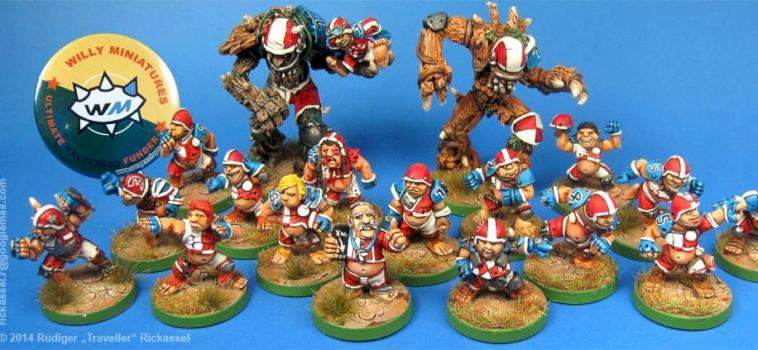 Willy Miniatures Blood Bowl / Fantasy Football Team by traveller