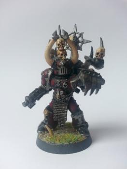 Chaos Space Marine - Aspiring Champion by LoboDemon