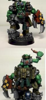 Ork Kommando Nob by Crazychester