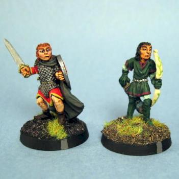 Two Mega-Minis Elves by AleKnight