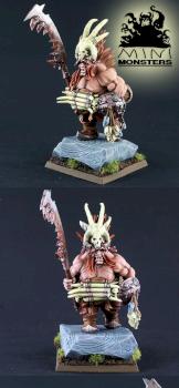 Ogre Kingdoms Maneater Beastmen by dargo000