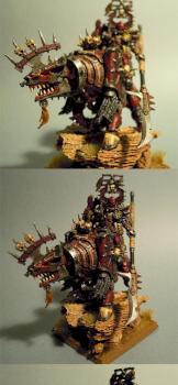 Lord of khorne on juggernaut by Avrio