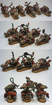 Orc Warbikers team by PolK