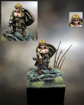 Freja Fangbreaker Female Dwarf Sergeant by Machines Are Us