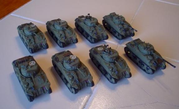 British Sherman Platoon by cygnus46