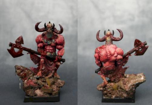 Chaos Marauder Champion conversion by Beefjerky