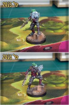 Scar_hand Painting - Infinity Nomads 'Alguacil Hacker' by Nazroth by Nazroth