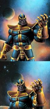 Thanos , the mad Titan by JmB