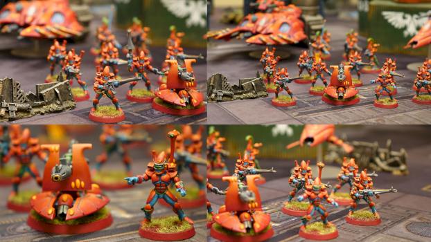 Eldar Guardians + Weapon Platform by Roveron