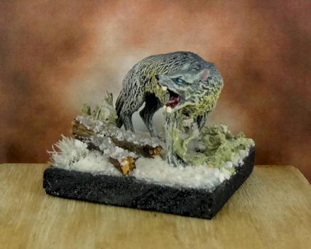 Dire Winter Wolf by Dead Bard Miniatures