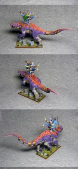 Lizardmen Saurus Oldblood on Carnosaur by pesa