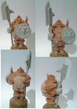 Ogre Veteran in heavy armour by chaos spawn