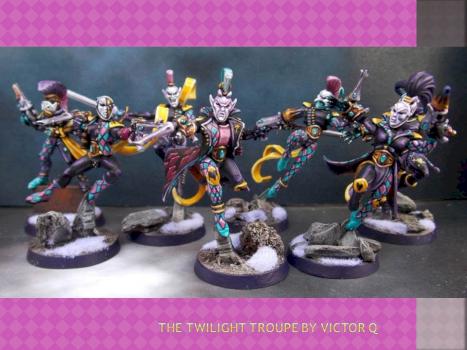 Harlequin Twilight Troupe by neojarlaxe