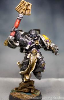 Warhammer 40k Space Marine Chaplin by Kronicpainting