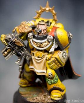 Warhammer 40k Imperial Fist Captain by Kronicpainting