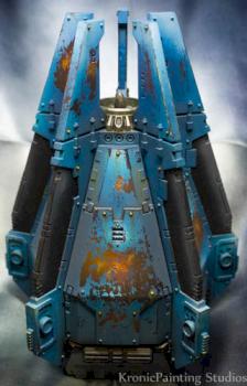 Warhammer 40k space wolves drop pod by Kronicpainting