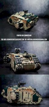 Space Marine Dark Angel Land Raider by Diomedes