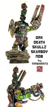 Ork Death Skullz Skarboy Nob by timshinn73