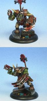 Ork Boy (1st of the boys for my Ork Warband) by tidoco2222