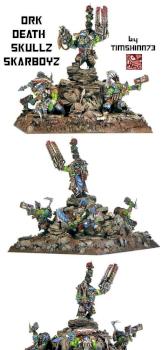 GW Warhammer 40K Ork Death Skullz Skarboyz Squad by timshinn73