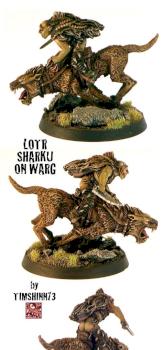 LOTR Sharku On Warg by timshinn73