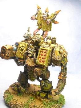 Heavily Converted Chaos Forge World Dreadnought by pitynoman