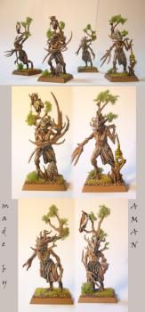 Wood elves: wood elf dryads by aman