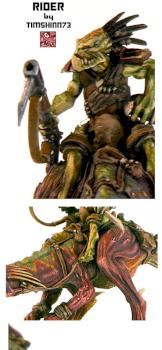 2006 Baltimore Golden Demon 40K Large First Cut Knarloc Rider Closeups by timshinn73