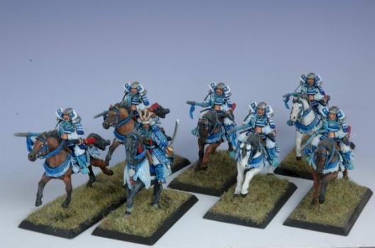 Painted Crane Cavalry Clanwar L5R by Audiovore