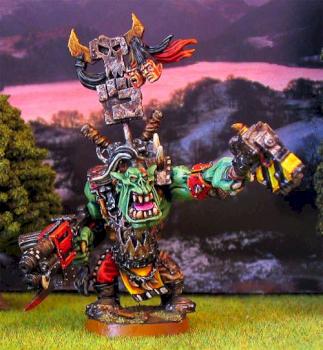 Ork warboss by Fenran