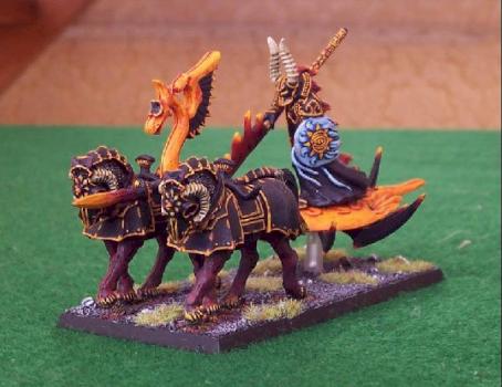 Champion Of Tzeentch On Tzeentchian Chariot by Philfy