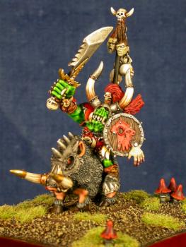 Orc Boss on boar by Big Red