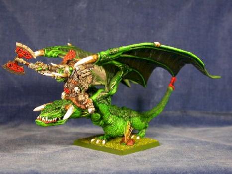 Orc Warboss on Wyvern by Big Red