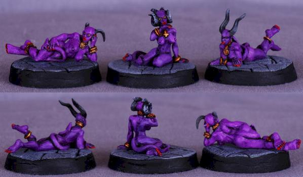 Heresy Miniatures Succubi by Cheddarmonger