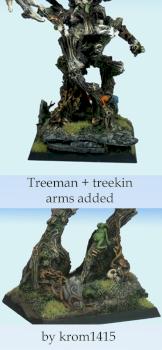 Wood Elves Treeman, converted by krom1415