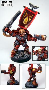 Blood Angels Sergeant Titus by blackfezstudios