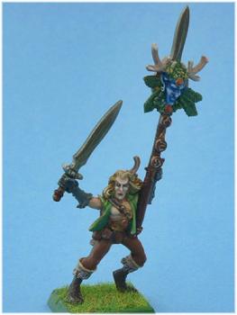 Elvian standart bearer 28 mm by artos studio